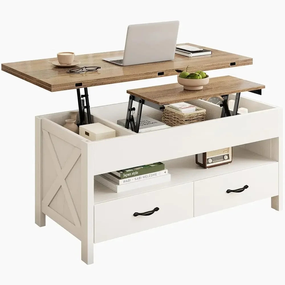 Multi-Functional 40 Coffee Table with Storage