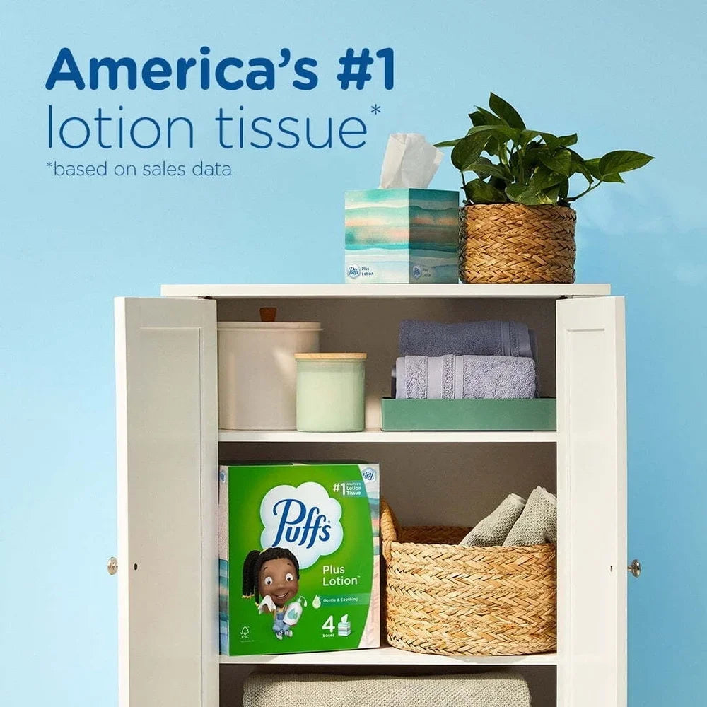 Plus Lotion Facial Tissues