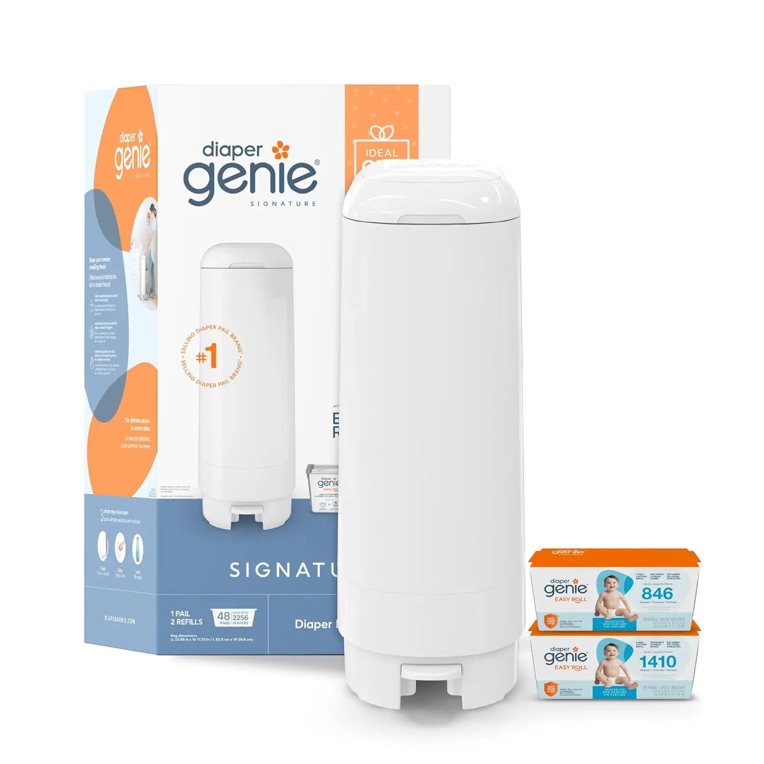 Odor-Locking Diaper Pail