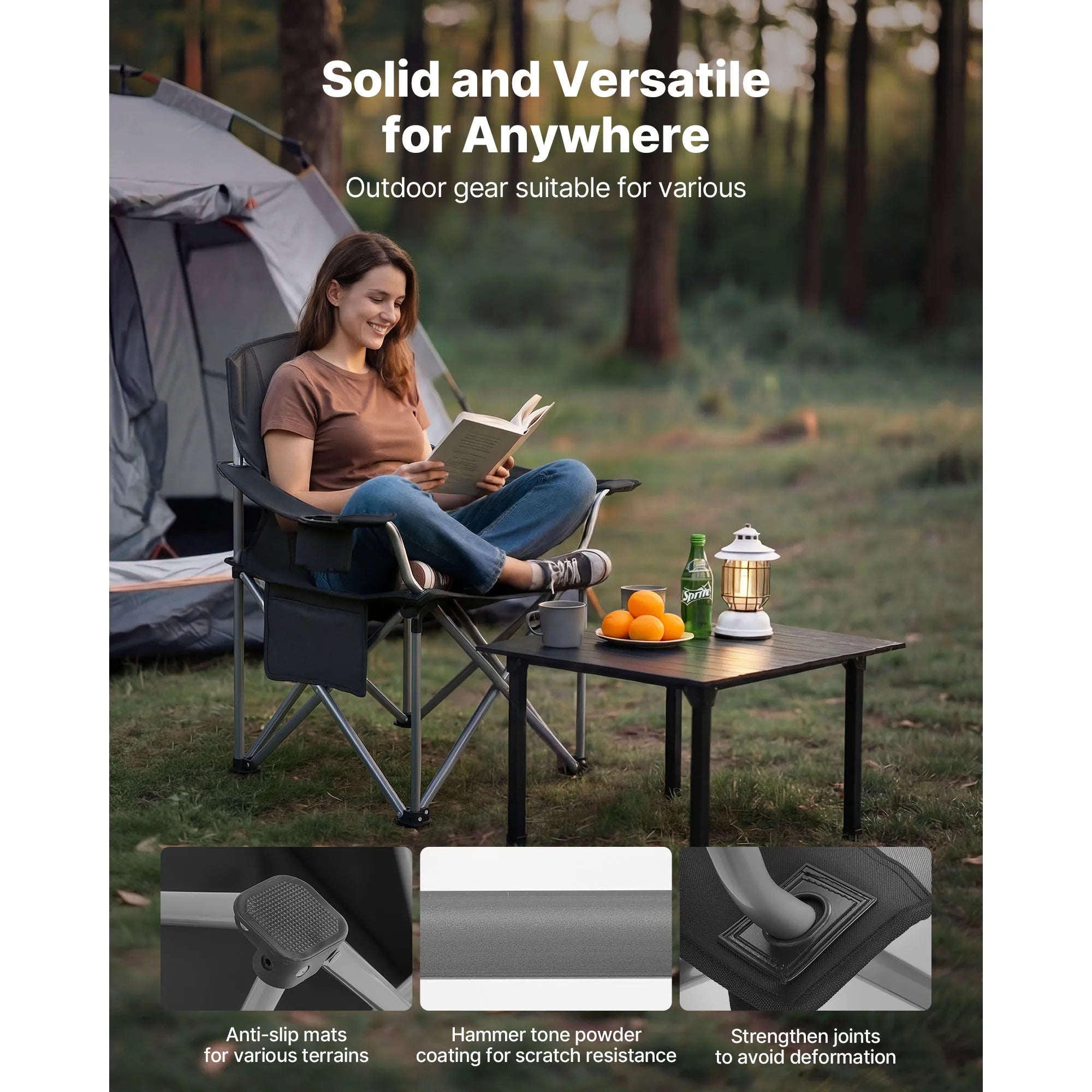 2Pack Oversized Camping Chairs