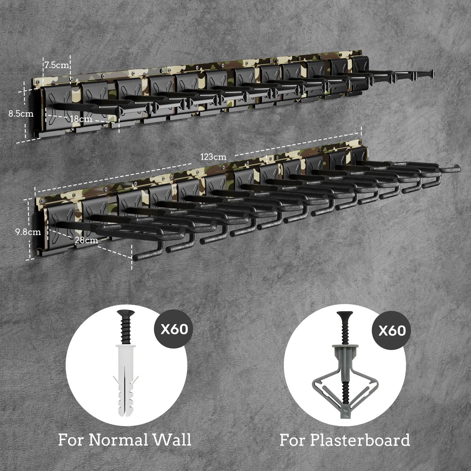 Gun Rack Heavy Duty Steel Shotgun