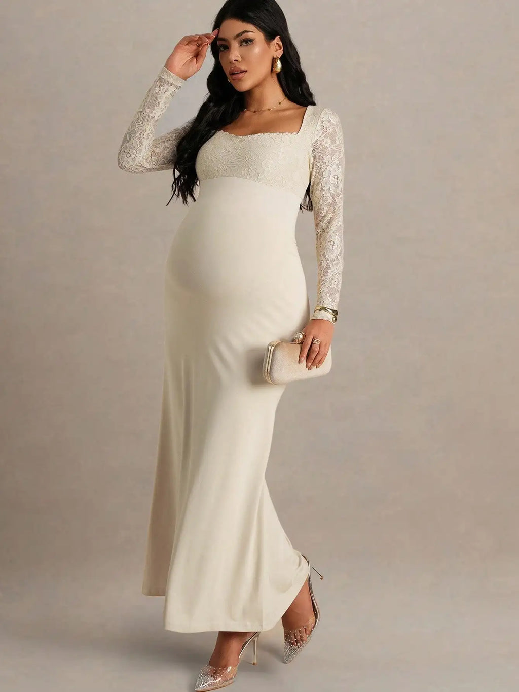 Elegant Maternity Gown