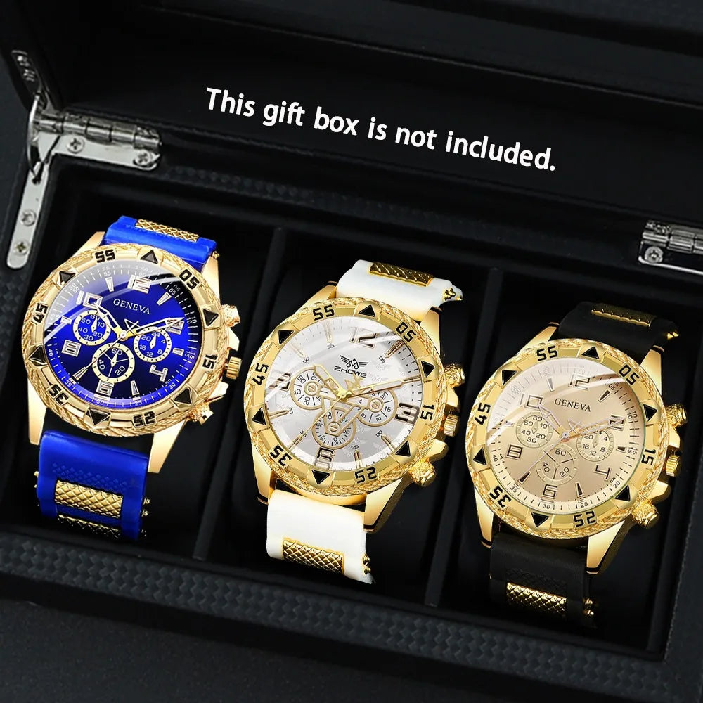 3pcs/set Men's Watches Sets