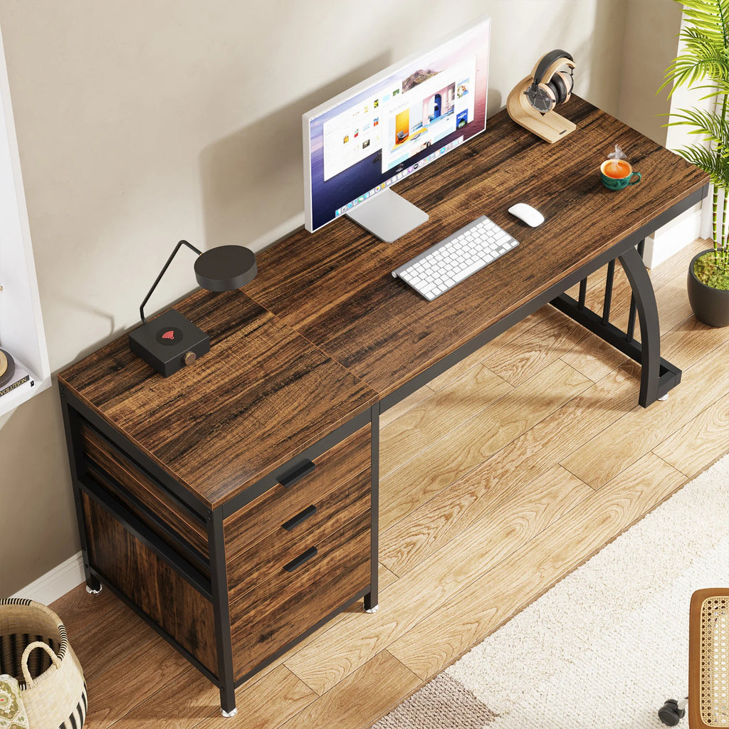 Three Drawer Computer Desk