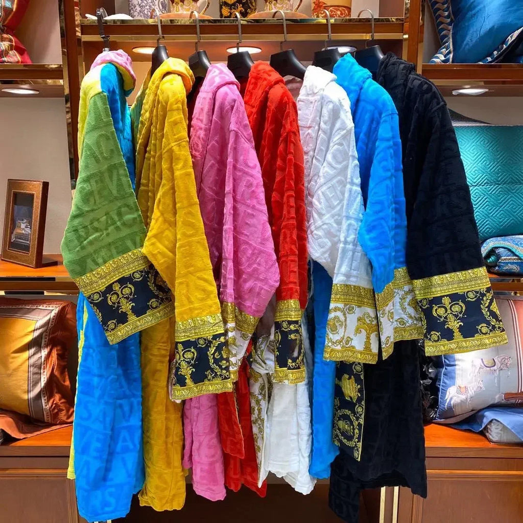 Long Sleeve Adult Bathrobe w/ Pockets