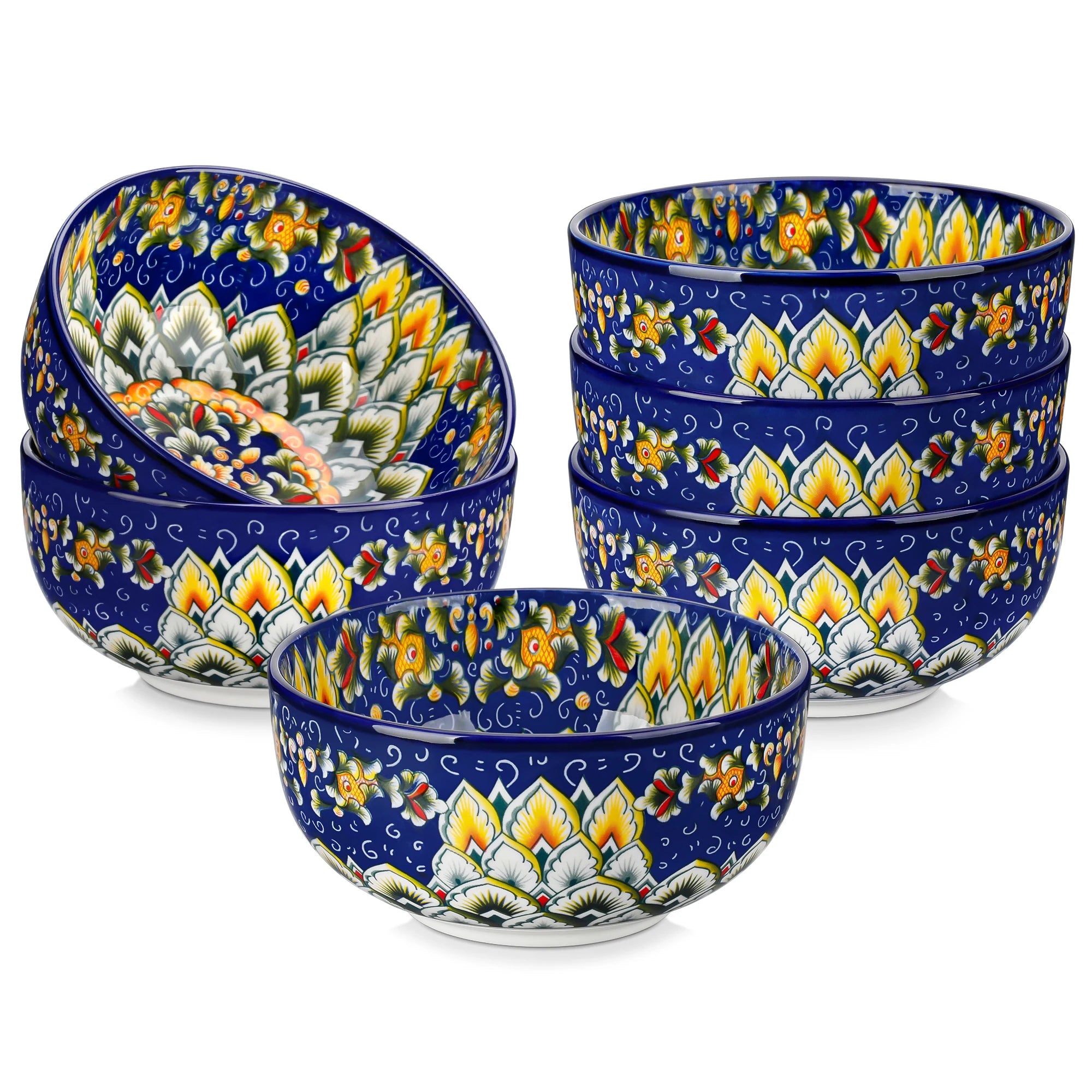 6/12 Piece Cereal Bowls Set 28 Oz