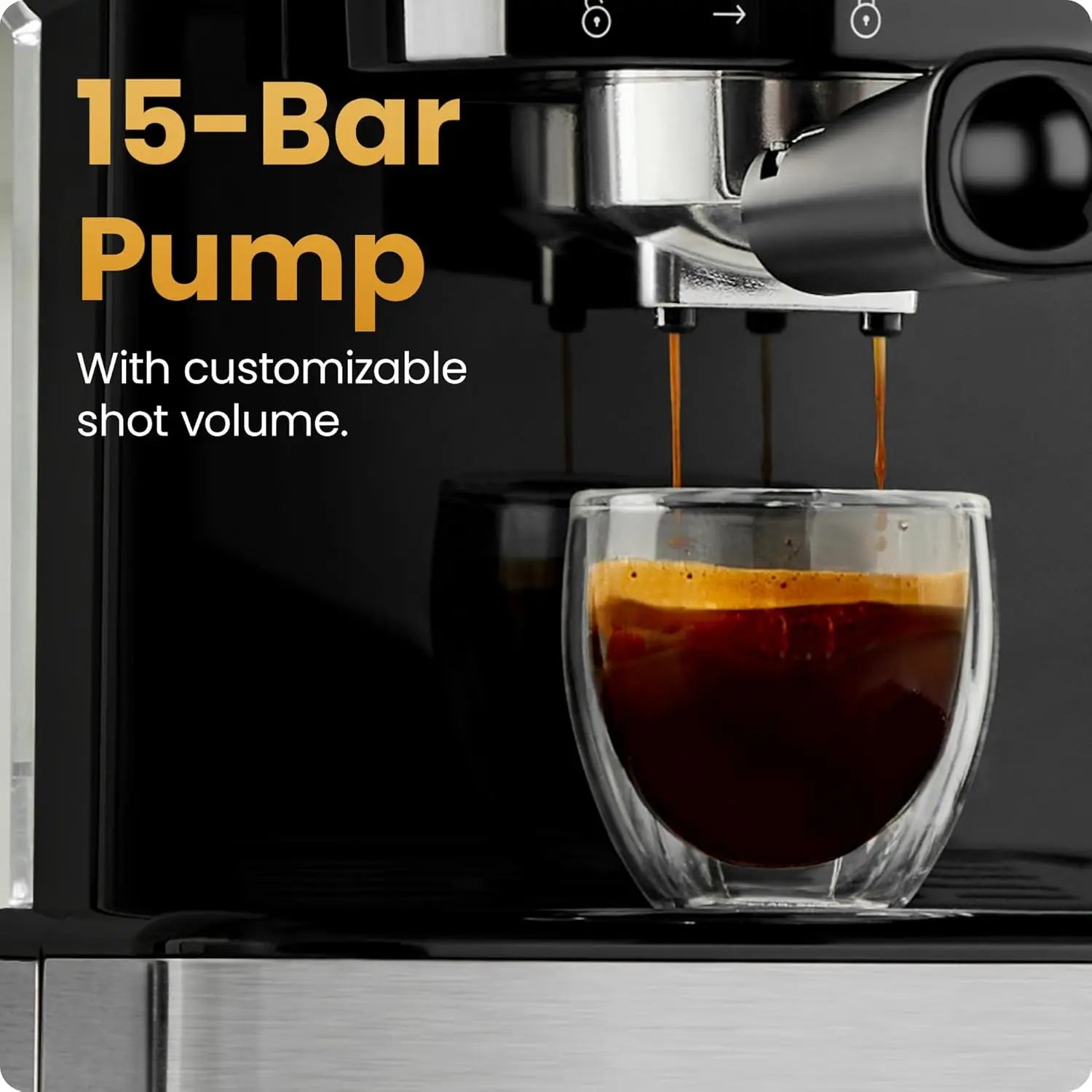15-Bar Digital Espresso Machine