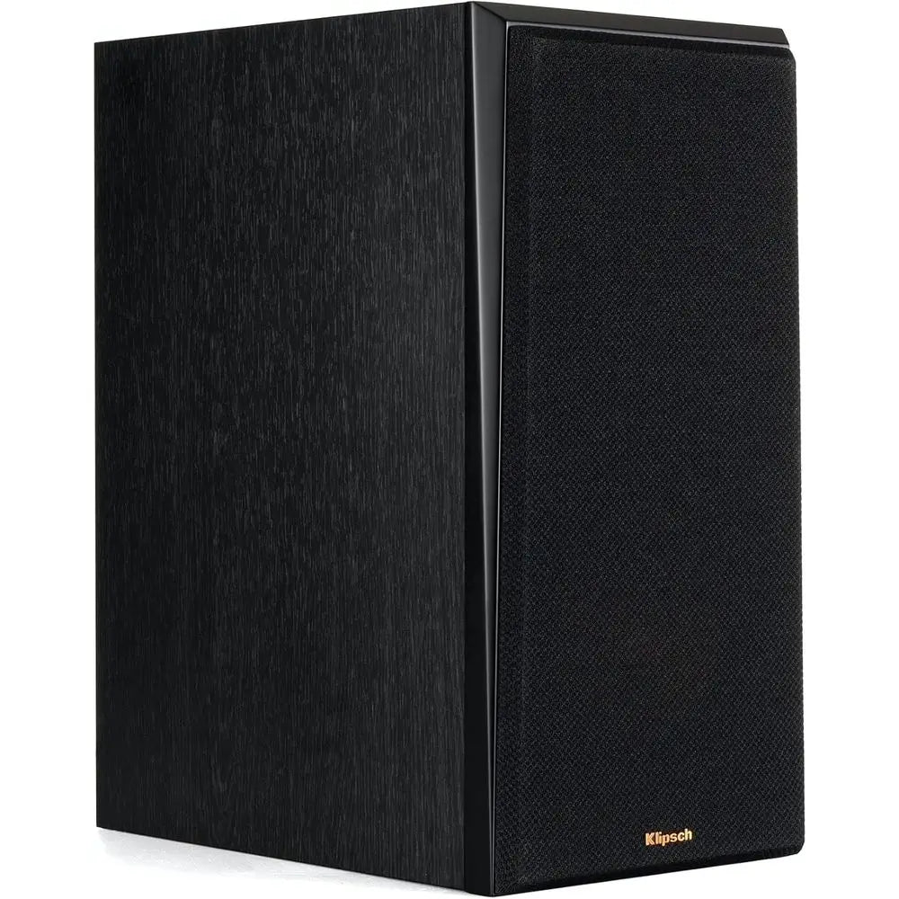 Premium Ebony Finish Bookshelf Speakers - Stereo Pair