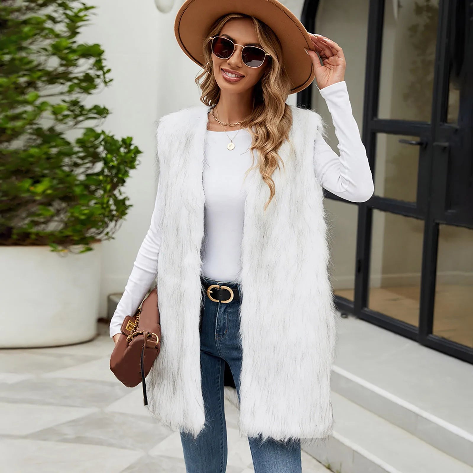 Sleeveless Dress Vest