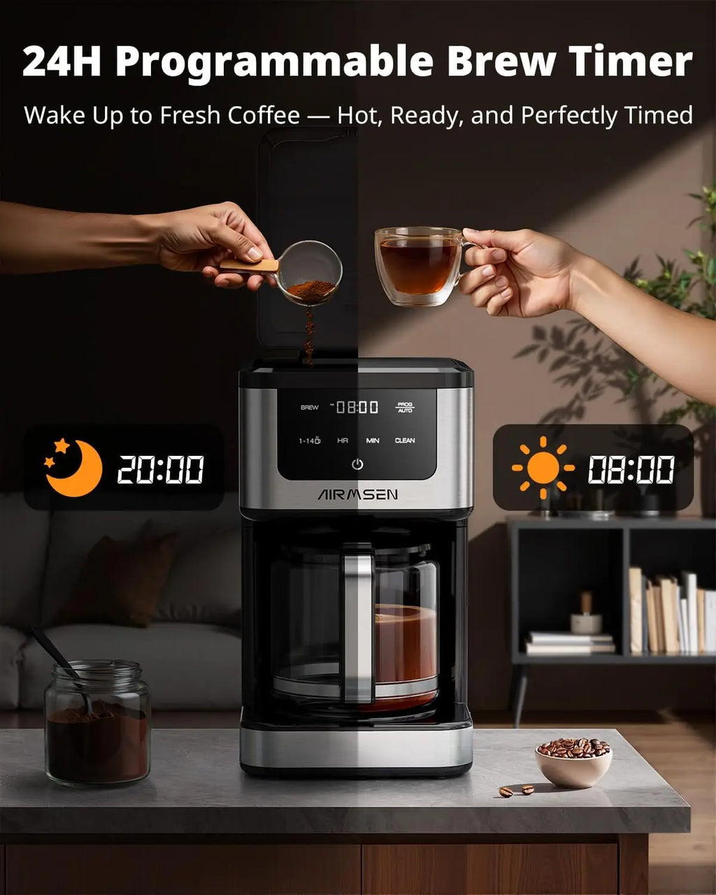 14-Cup Programmable Drip Coffee Maker