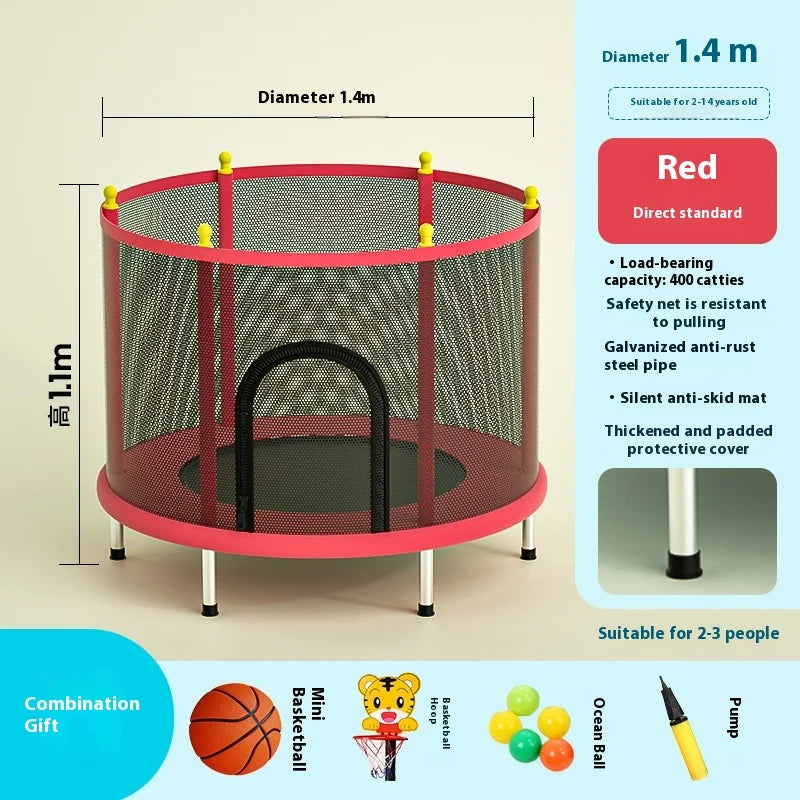 Children's Indoor Trampoline 3-10 Years