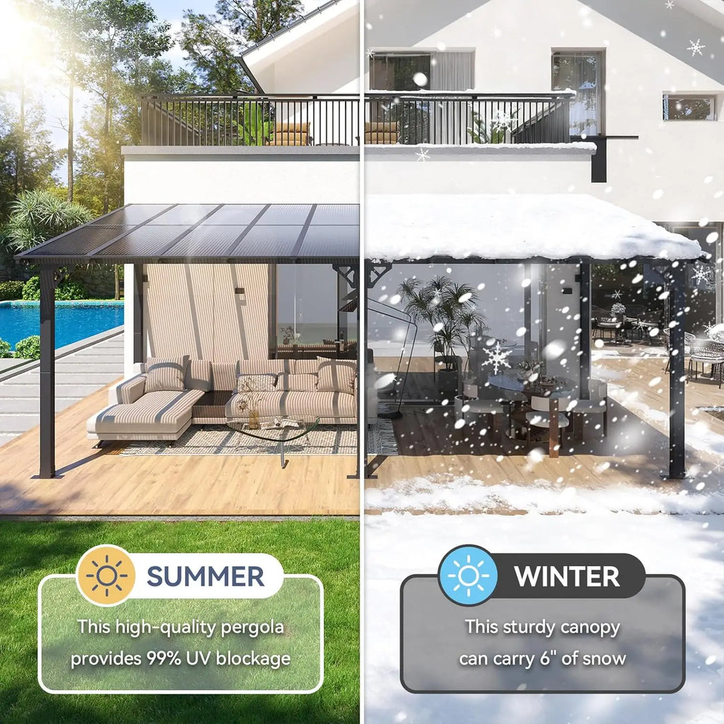 Large Wall Mounted Heavy Duty Awnings