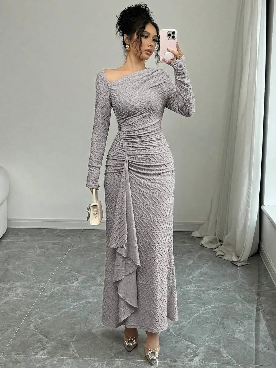 Long Sleeve  Maxi Dress