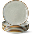 Set Of 6 Stoneware Dinner Plates
