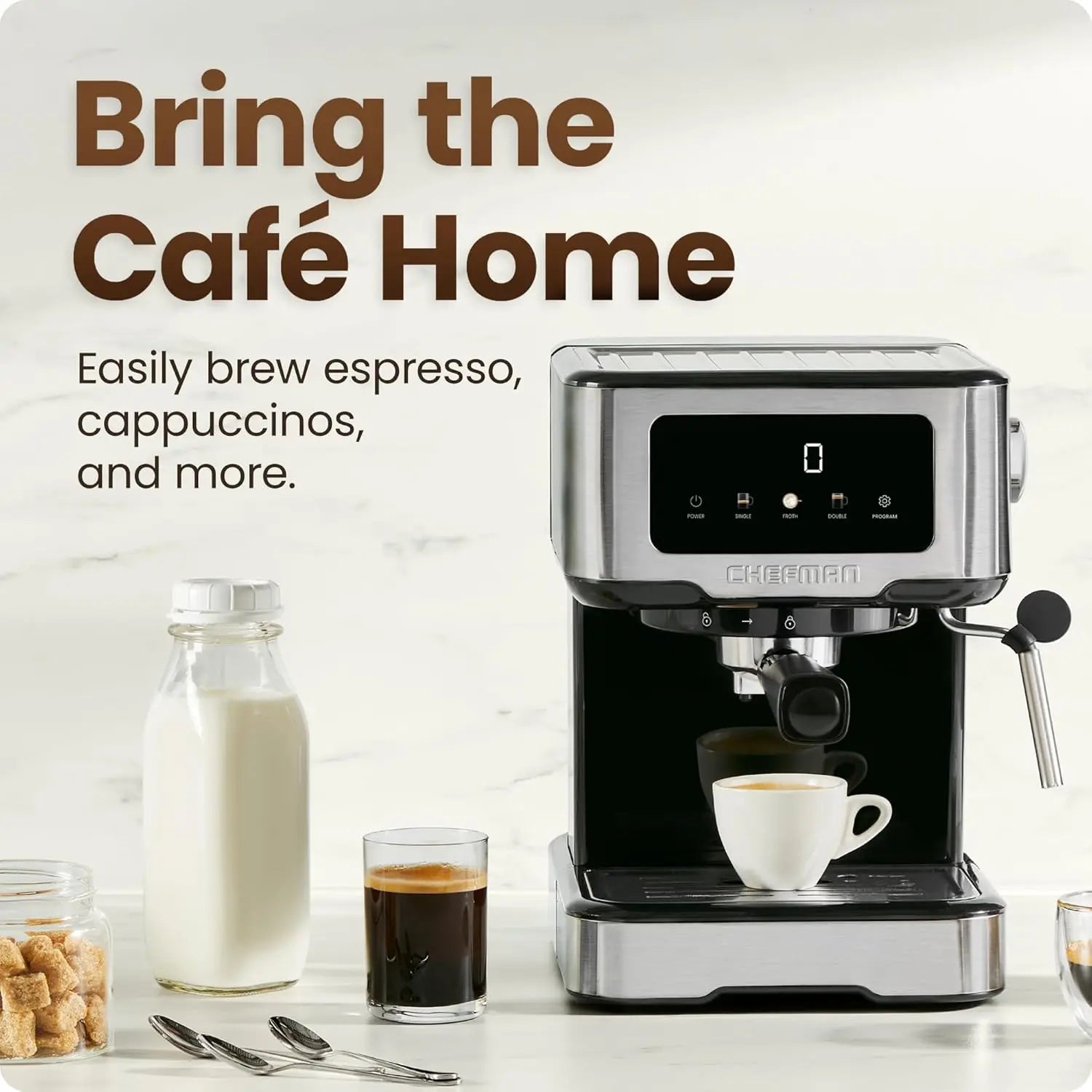 15-Bar Digital Espresso Machine