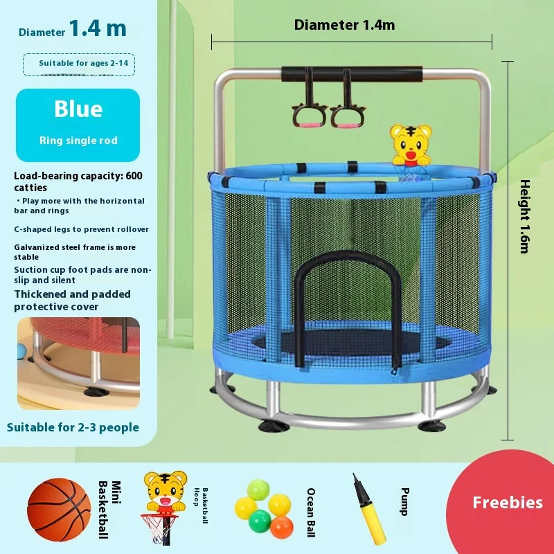 Children's Indoor Trampoline 3-10 Years