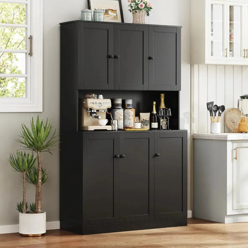 71" Tall  Cabinet with Microwave Stand