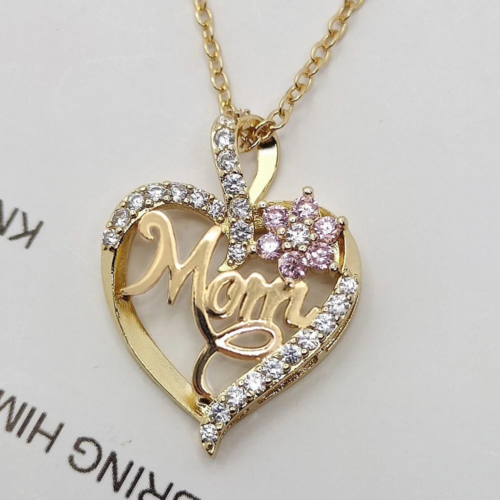 Mom Heart Necklace