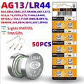 50/100pcs LR44 Batteries