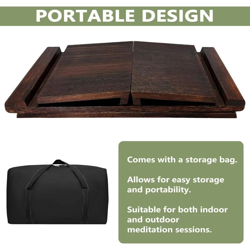 Low Meditation Table for Sitting
