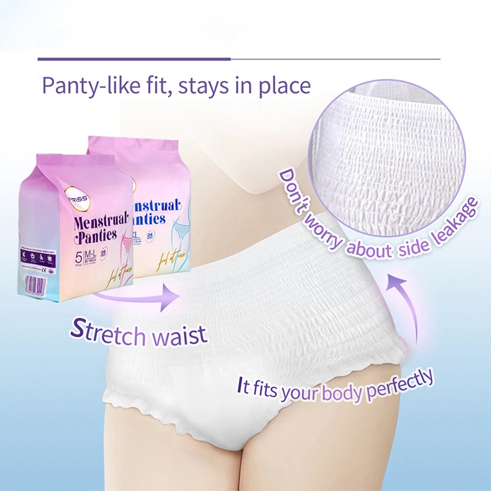 Woman's Disposable Period Underwear