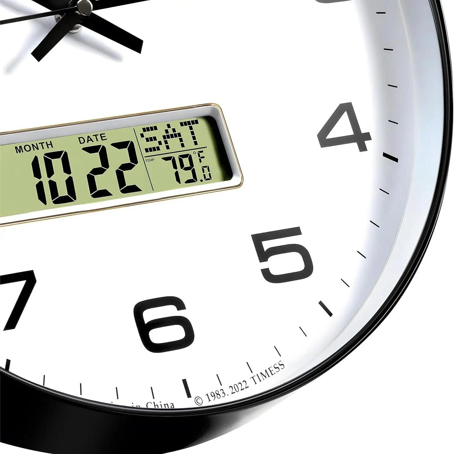 Timeless Calendar Wall Clock