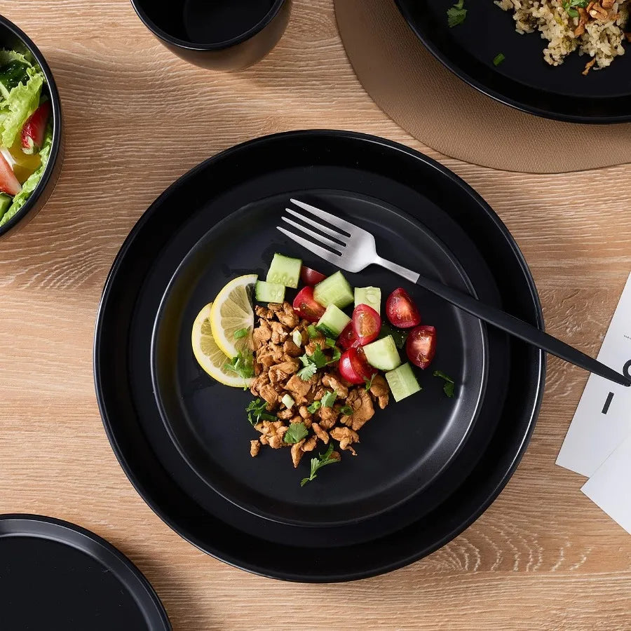 Modern Stoneware 16-piece   Dinnerware Set