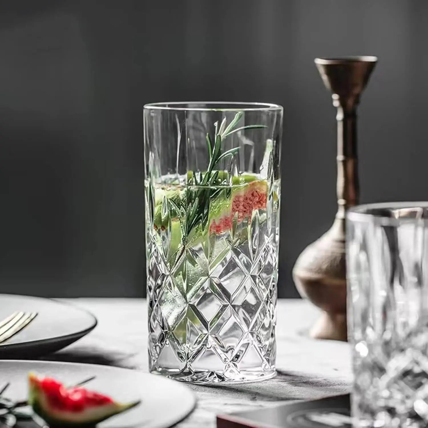 Old Fashioned 11 oz Whiskey Glasses, 8 Pieces