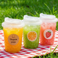 Disposable Plastic Coffee Cups with Lids