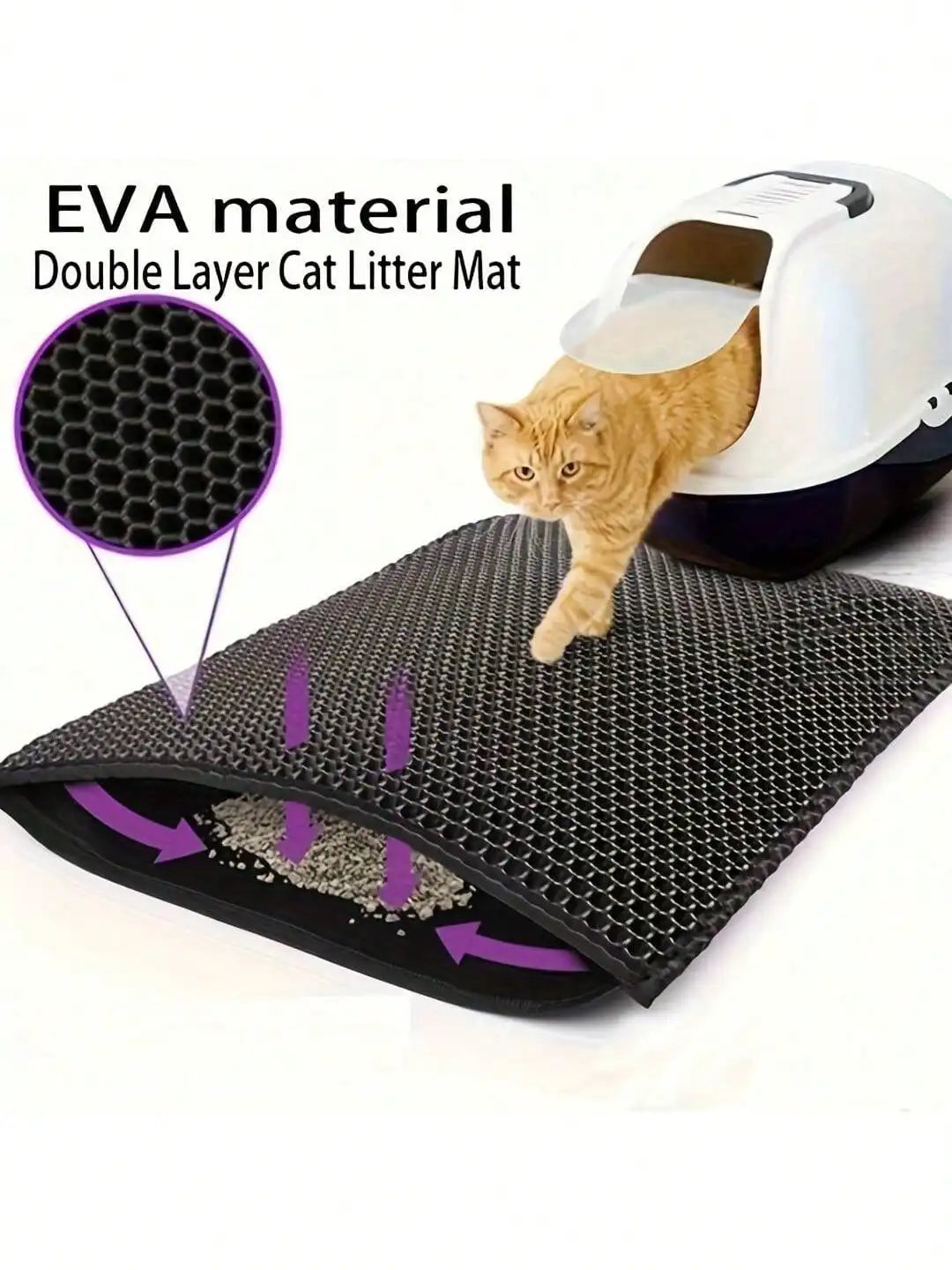 2-Layer Cat Litter Mat