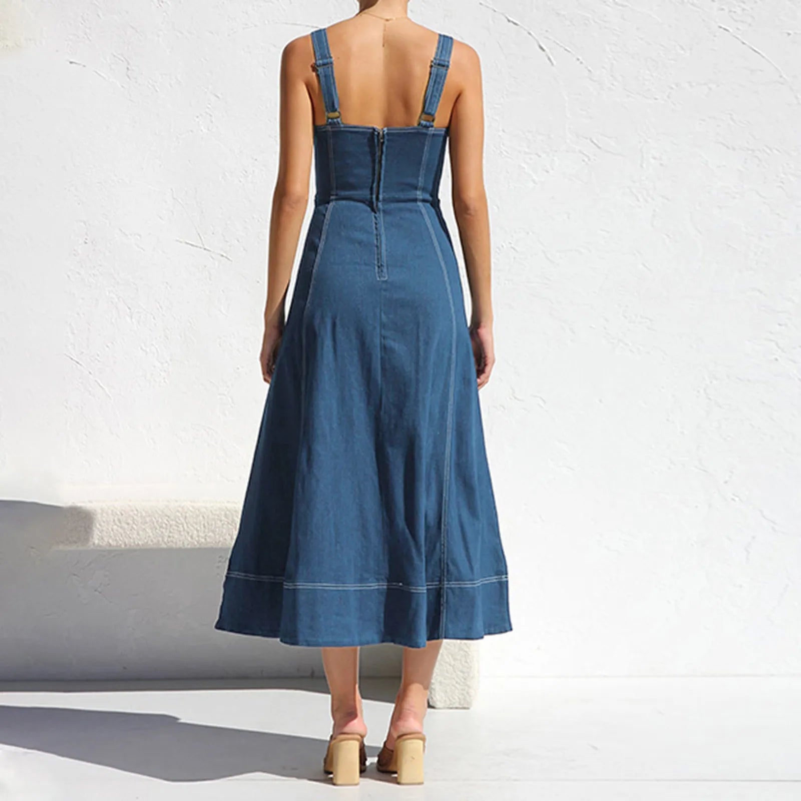 Elegant Denim Dress