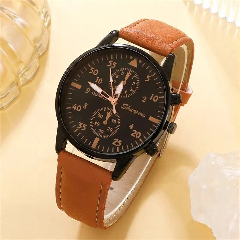 New Men  Luxury Bracelet Set Wrist Watches