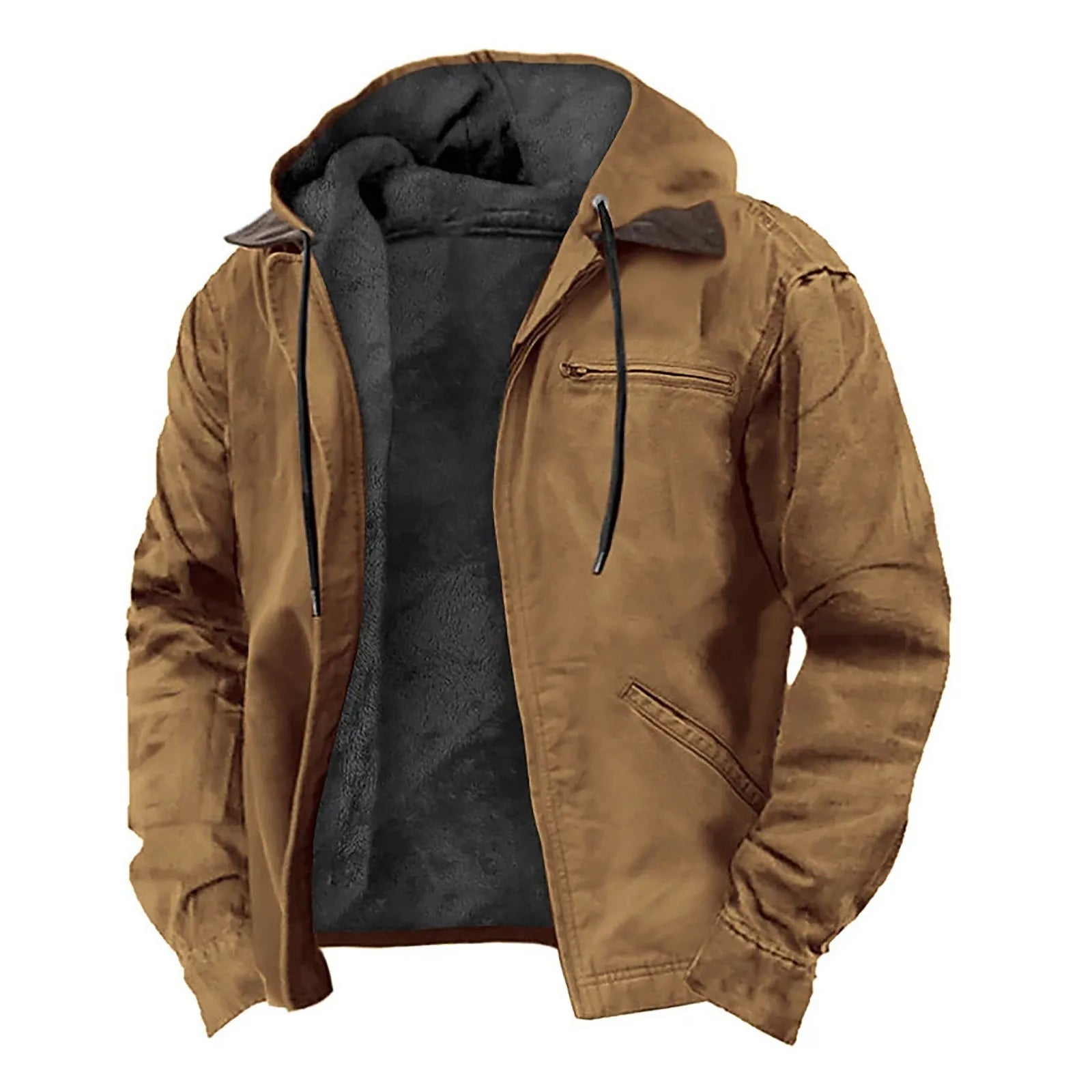 Vintage Oversize Hooded Jacket