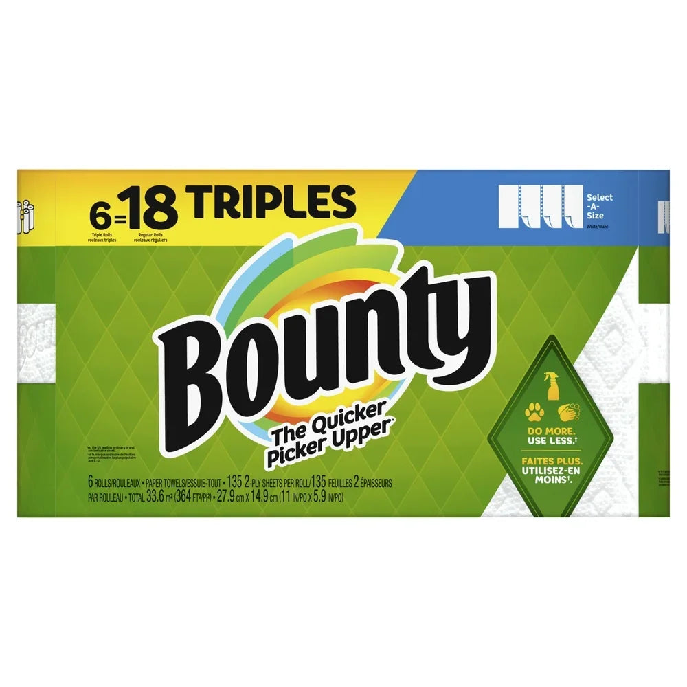 6 Triple Rolls Super Absorbent