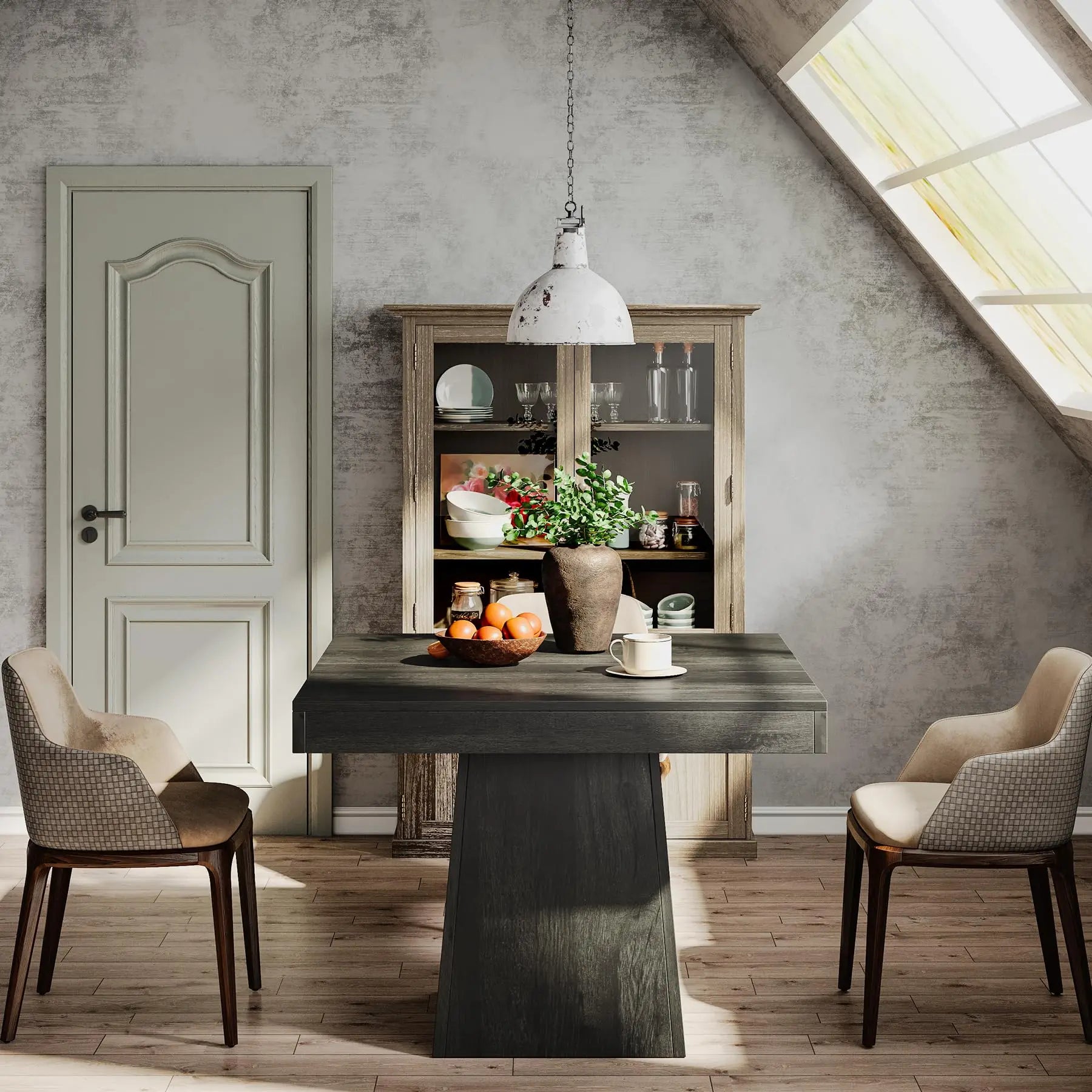 Square Dining Table for 4, 31.5-Inch