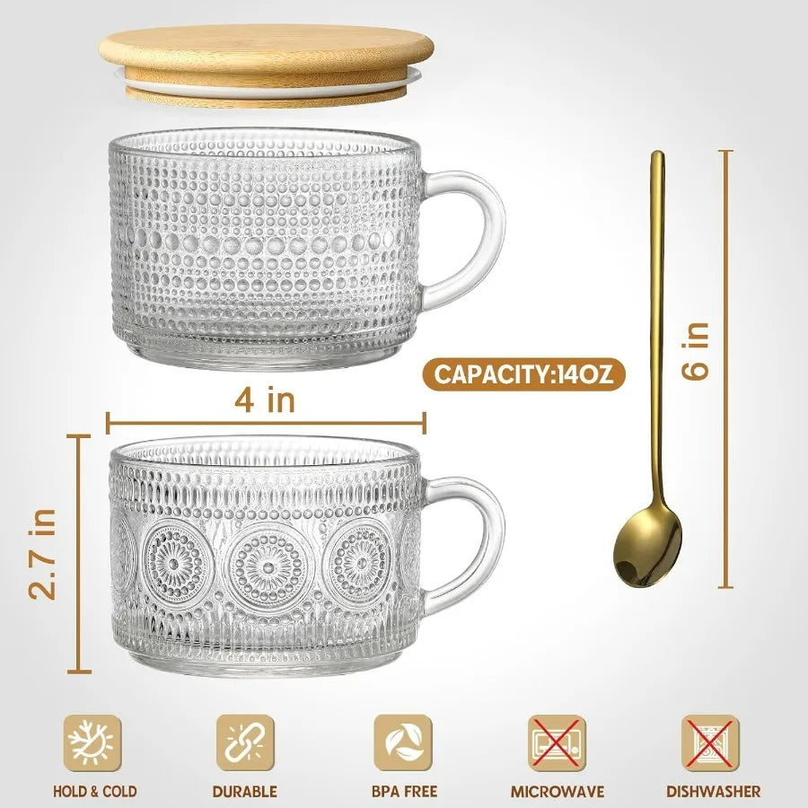Set Irish Vintage Coffee Mugs