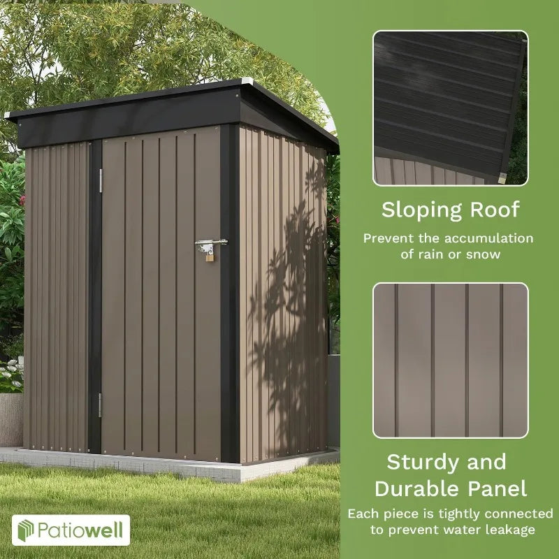 5x3 FT Outdoor Storage Shed