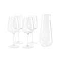 Carafe & 4 High - Clarity Wine Glasses