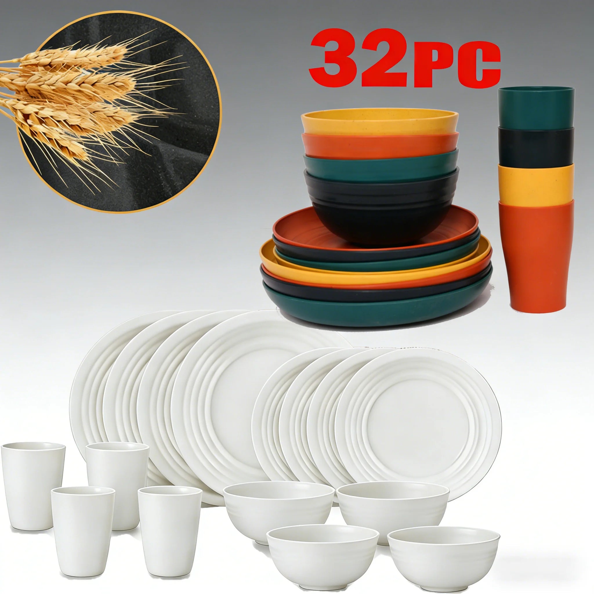 32-Piece Dinnerware Set