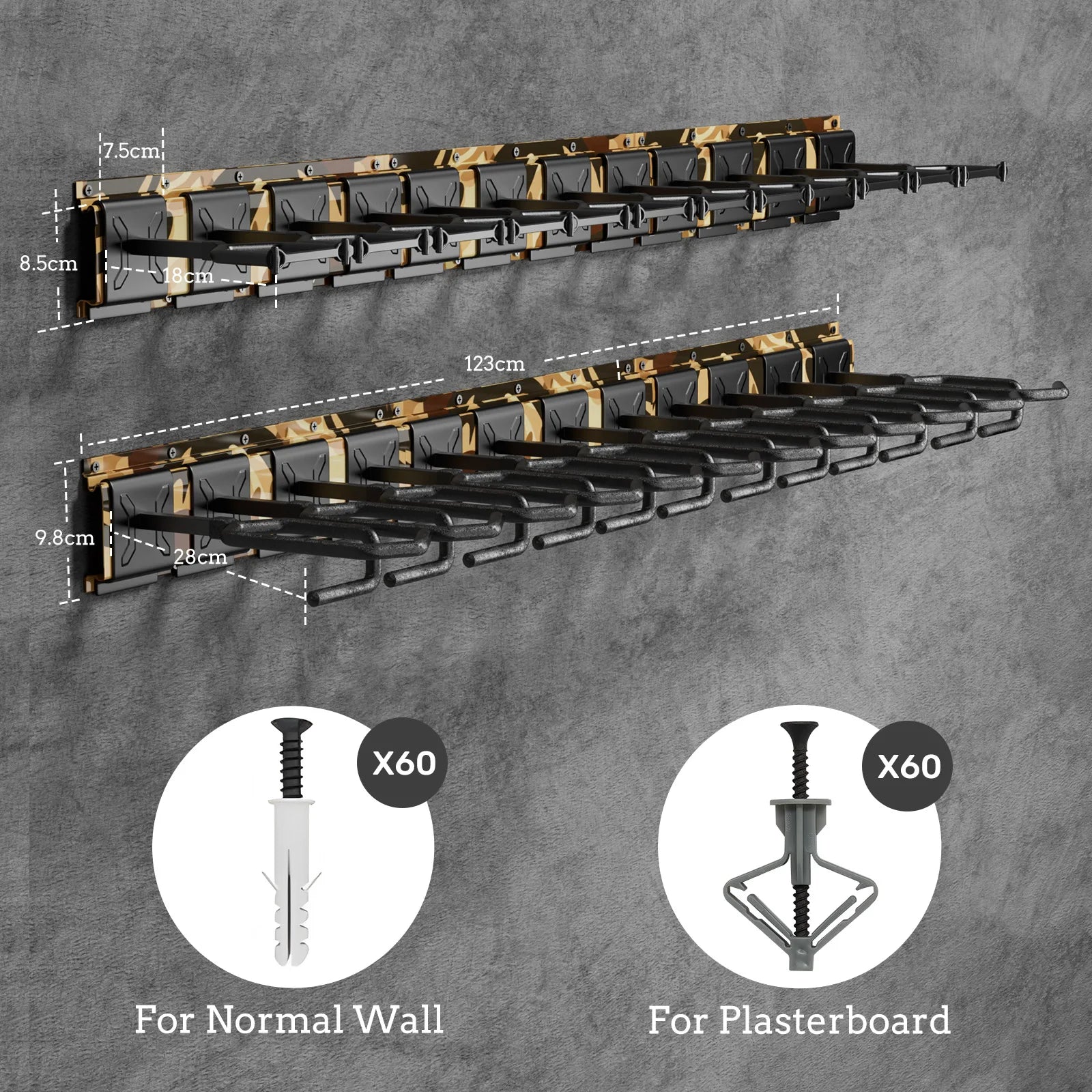 Gun Rack Heavy Duty Steel Shotgun
