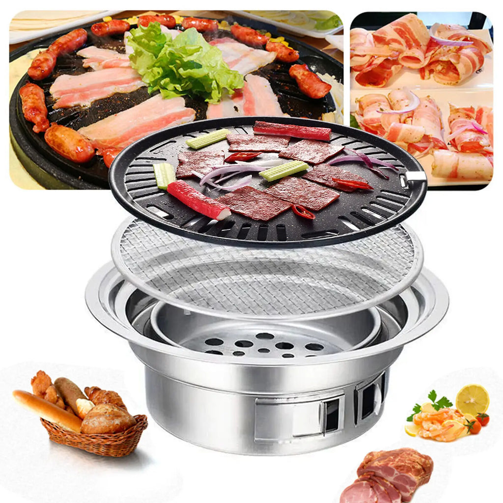 Portable BBQ Grill Camping Outdoors
