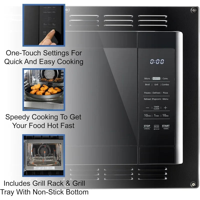 Kitchen Air Fryer & Convection Microwave with Trim Kit