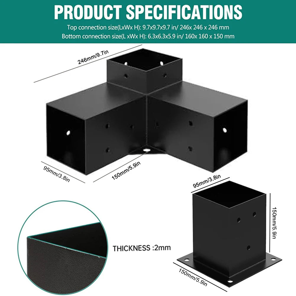 Bracket Gazebo Hardware Kits w/ Screws