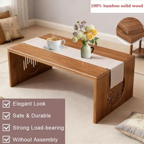 Portable Bamboo Tea Table