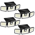 3 Heads Security Lights Solar Powered