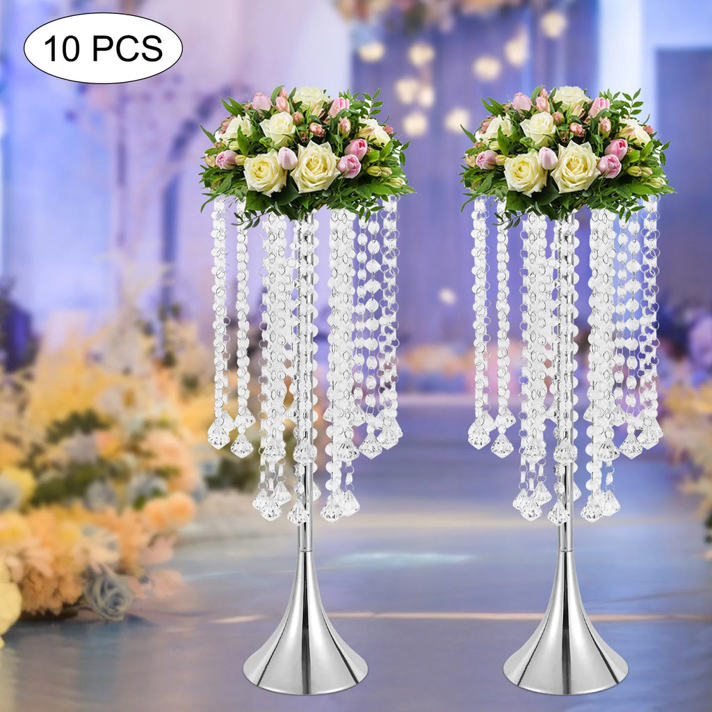 Luxurious  Crystal Flower Arrangement Vase