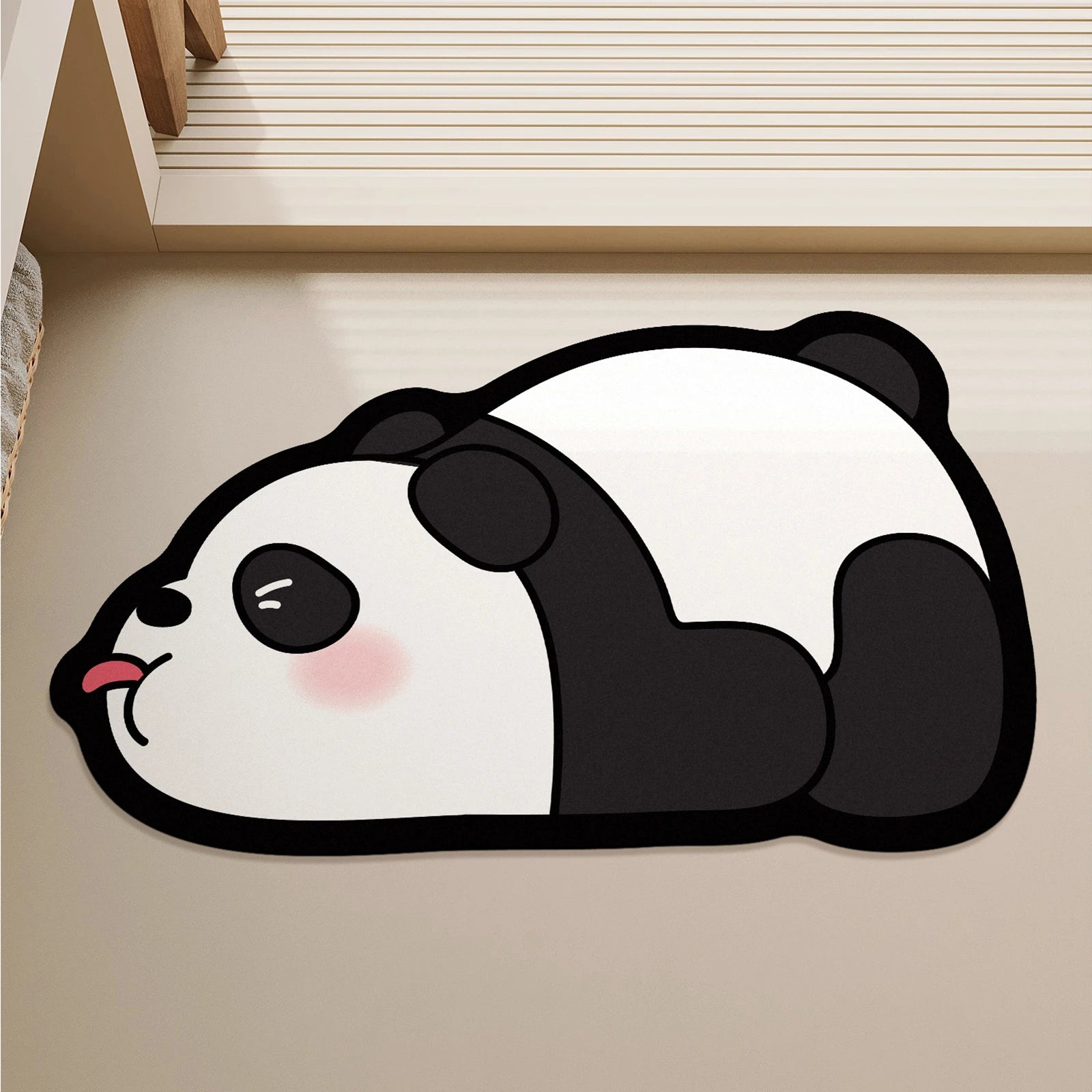 Panda  Bathroom Floor Mat