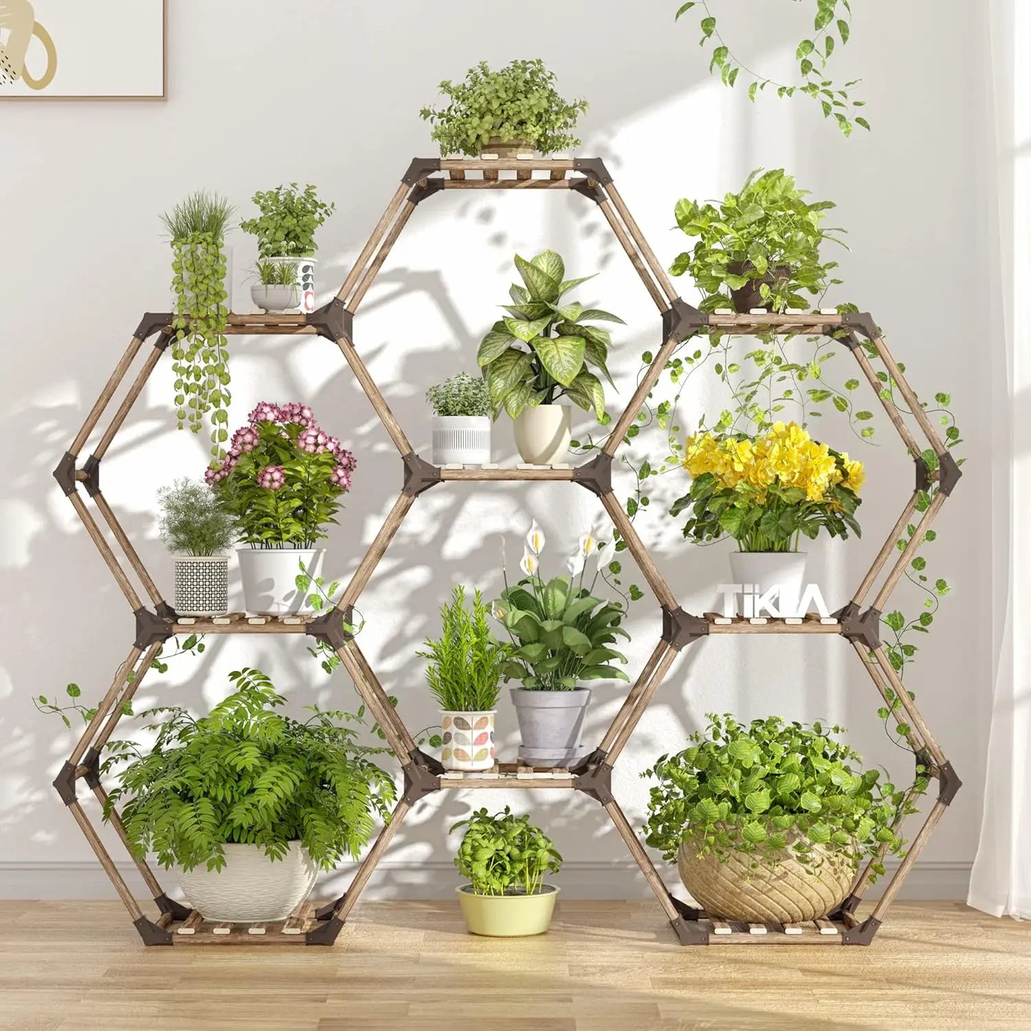 Hexagonal Plant Stand Indoor/ Outdoor