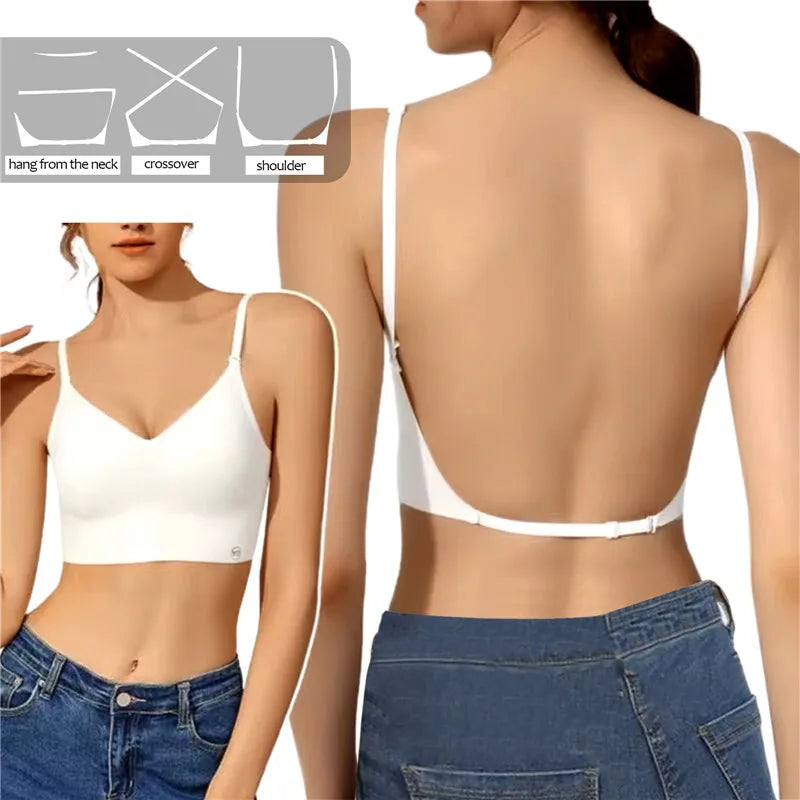 Invisible Bra Deep U Plunge