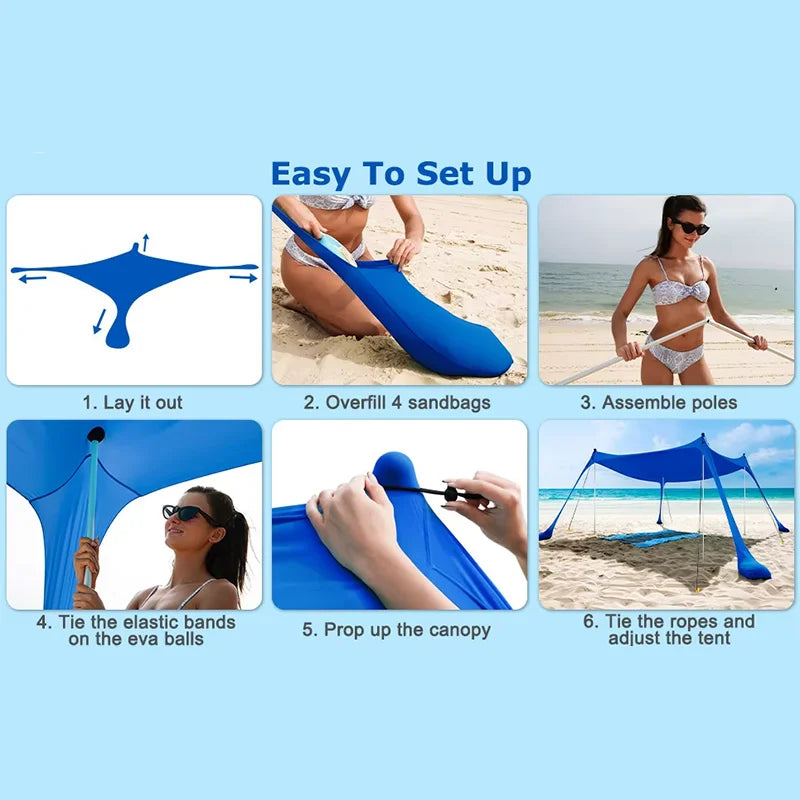 Outdoor Sun Protection Cooling Large Size